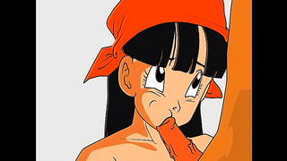 Pan Teases Goku with Sultry Blowjob Soft Moans in Z-Tension Moment