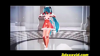 Blue-Haired Babe Ignites Valentines Night with Steamy Anime Tryst