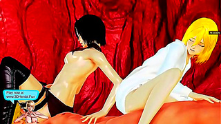 Mikasa Rides Huge Dick in Hot Attack on Titan XXX Parody Scene