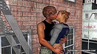 Anime Goddess Rides Hard Under Open Sky in Hot 3D Lust Adventure
