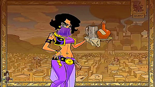 Princess Tempted by Dark Genie in Secret Ritual – Jafars Forbidden Lust Awakens