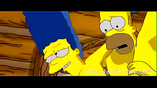 Marges Hot Tryst Unfolds in Busty Animation Cabin Fantasy