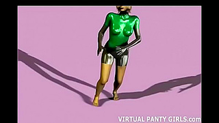 Busty Cyber Bunny Teases Gamer into VR Passion Overload