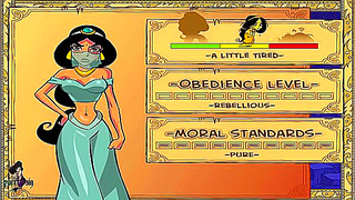 Jasmine Surrenders to Temptation with Powerful Genie in Hot Arabian Nights Tryst