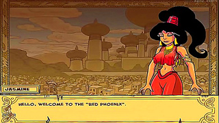 Jasmine Surrenders to Fiery Lust in Steamy Arabian Nights Tryst