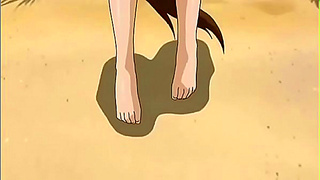 Luscious Anime Beauties Embrace Steamy Beach Encounter with Wild Abandon
