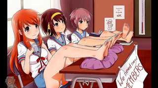 Alluring Anime Vixen Teases with Steamy Feet in Solo Pleasure Fantasy