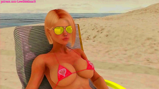 Twin Futanari Lovers Savor Steamy Oral Fun Under the Sun – 3D Gay Fantasy