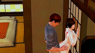 Ex-Girlfriend Returns for Steamy 3D Hentai Reunion Full of Lust