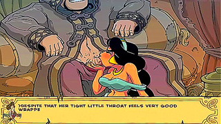 Jasmine Rides Genies Massive Shaft in Secret Desert Tryst