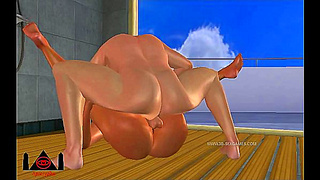 Julia Ignites Steamy Threesome Action in Wild 3D Hentai Adventure