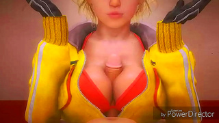Busty Cindy Aurum Takes Massive Cock in Steaming Hentai Encounter