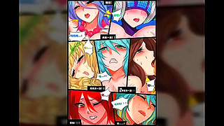 Sona Seduced by Seraphine in Wild League of Legends Encounter