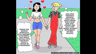 Dennis the Menace Ignites Steamy Hentai Adventures in Wild Cartoon Lust