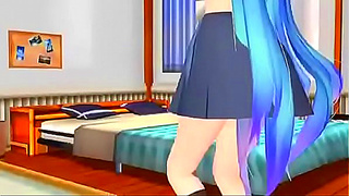 Voluptuous 3D Babe Tempts Fate with Sultry Striptease Solo Pleasures