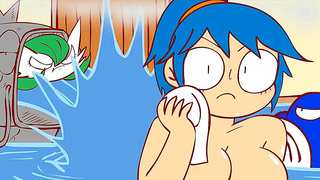 Voluptuous Cartoon Vixen Fuels Hot Tryst in Sultry Sauna Escape