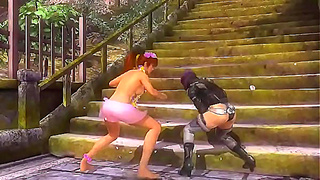 Motoko Kasumis Fiery Rivalry Ignites in Steaming Hentai Battle