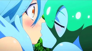 Cute Anime Girls Ignite Passion With Fiery Kisses Forbidden Romance