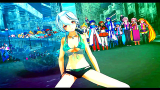 Anime Vixens Sizzle on Runway with Seductive Catwalk Fantasies
