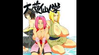 Hokage Submits to Busty Beauties Steamy Blowjob Gangbang Pleasures