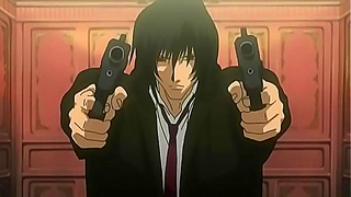 Brandon Battles Harry in Explosive Gungrave Duel Under Burning Skies