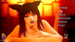 Ahri Lures Fellow Champion into Steamy Encounter in LoL Universe