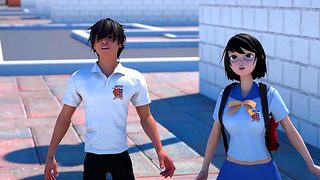 Cute Schoolgirls Seduce Their Sensei in Spicy Classroom Fantasy Adventure