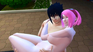 Sakura Sasukes Secret Rendezvous Sparks Hot Desire in Ninja Nights