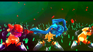 Alluring Nude Dancers Mesmerize in Vivid MMD Fantasy World