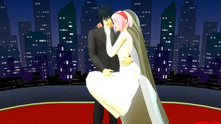 Sakurako Breaks Her Wedding Vows in Forbidden Nighttime Tryst