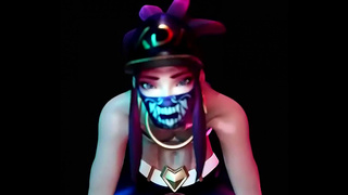 Akali Tames Massive Beast in Hot K DA-Themed Hentai Adventure