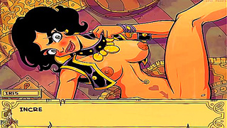 Jasmines Hot Threesome with Buff Genie Ignites Forbidden Pleasure