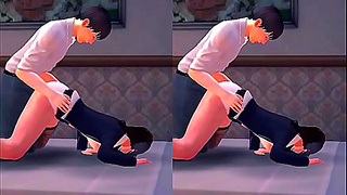 Secretary Teases Boss in Hot VR 3D Hentai Encounter