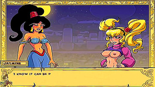 Princess Rules Her Harem with Fiery Passion in Steamy Anime Dominion
