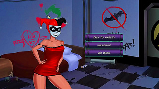Harley Quinn Seduces Batgirl with Teasing Dance in Steamy DC Tryst