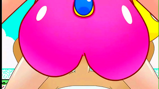Peach Tempts Mario with Sultry Charm in Steaming Hot Hentai Fantasy