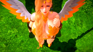 Sariel Dominates in Hot 3D Hentai Action Ending With Explosive Pleasure