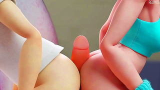 Callie Maries Steamy Hentai Ride Featuring Busty 3D Booty Action