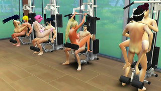 Hinata, Sakura, Ino Tenten Ignite Steamy Yoga Session Gone Wild