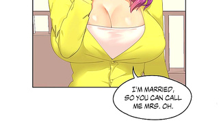 Stepmom Teacher Tempts Student with Forbidden Desire in Sultry Anime Tryst