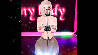 Virtual Idols Busty Allure Ignites Steamy Strip Tease for Lucky Gamer