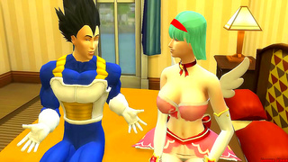 Bulmas Hot Tryst Ignites a Wild Dragon Ball Cuckold Fantasy Gone Naughty