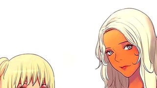Stepmom Seduces Curious Stepsister in Forbidden Anime Tryst