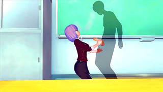 Teacher Succumbs to Temptation in Steamy 3D Hentai Anal Encounter