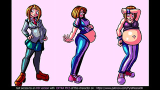 Pregnant Goddess Glows with Curves in Steamy Hentai Delight