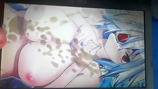 Busty BlazBlue Beauty Overwhelmed by Massive Cum Explosion – Hot Solo Action