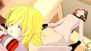 Neo Dominates Yang in Fiery 3D Hentai Showdown