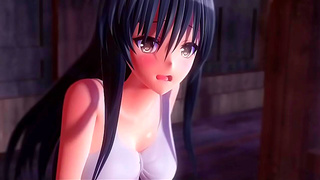Yui Unleashed: Hot Outdoor Tryst in 3D To Love-Ru Adventure