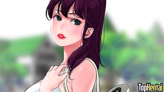 Stepmom Sensei Seduced by Heros Strength in Hot Anime Tryst