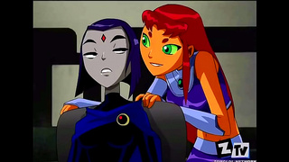 Teen Titans Heat Up in Sultry Hentai Fantasies - Bold Anime Desires Unleashed